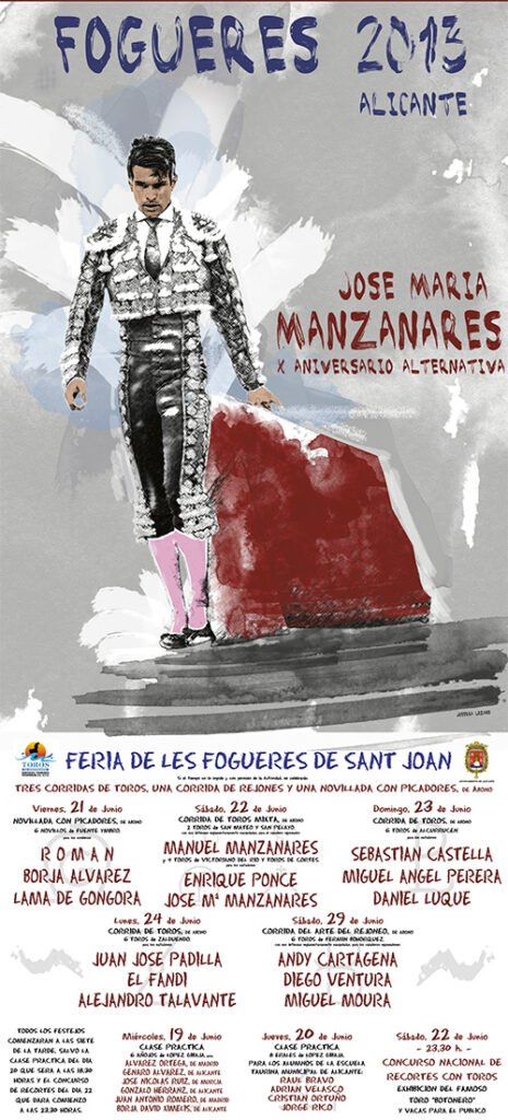 Cartel toros Alicante 2013