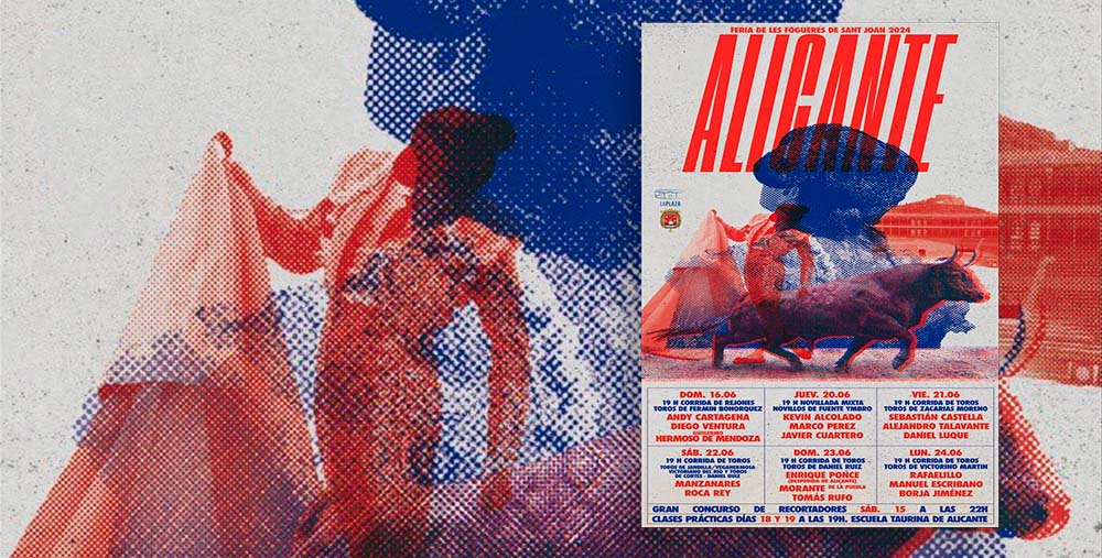 Cartel toros Alicante 2024