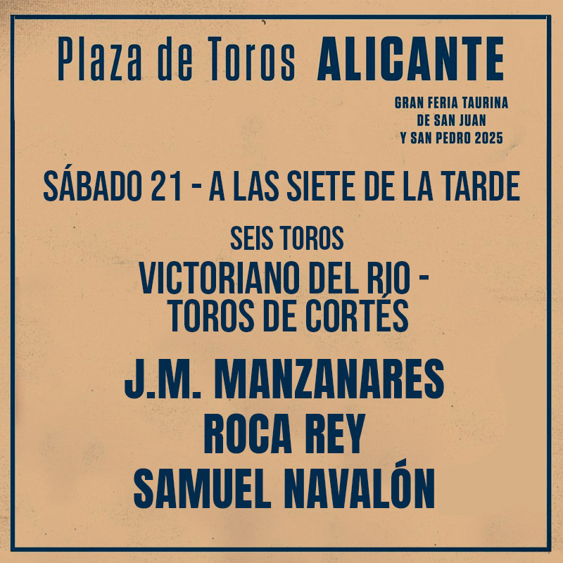 Plaza de toros de Alicante - Entradas Feria de San Juan 2025