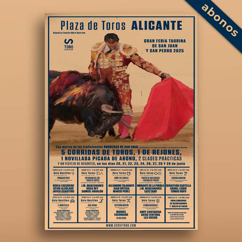 Plaza de toros de Alicante - Abono toros 2025