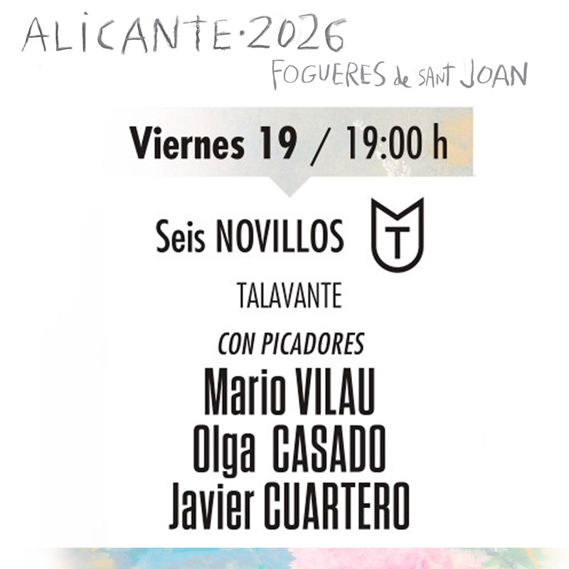 Entradas toros Alicante 19 de junio