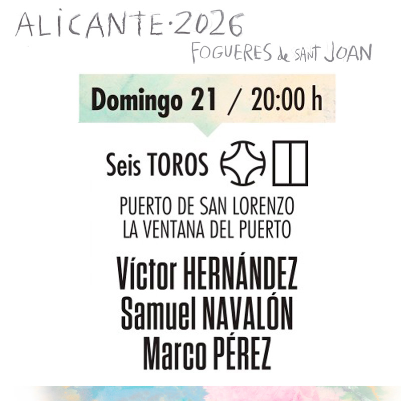 Entradas Toros Alicante junio 21